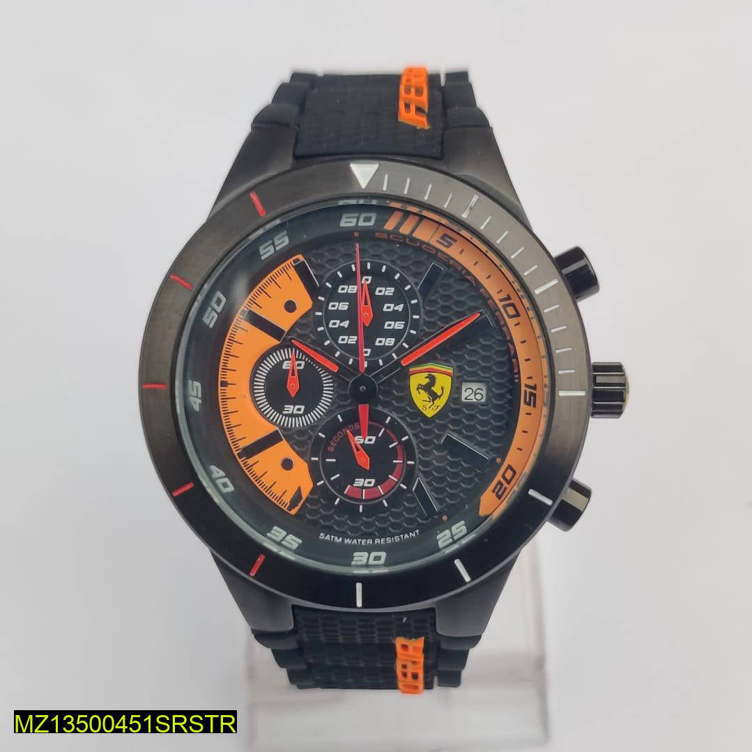 🔴 Ferrari Scuderia Chronograph Watch – Precision Meets Performance 🏁