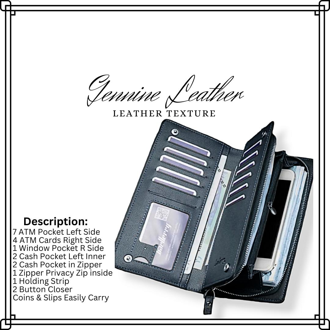 Premium Men's Leather Purse – Slim, Stylish & Functional 🧔♂️
