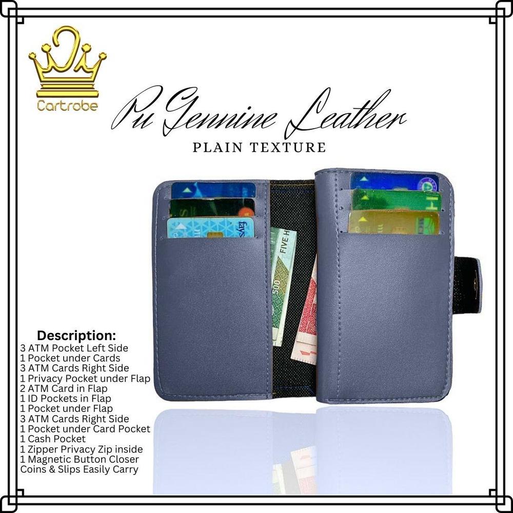 Premium Genuine Leather Men's Purse – Slim, Stylish & Durable Wallet 💼✨