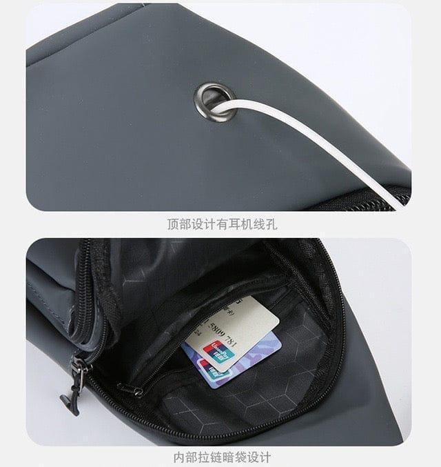 π Menβs Waterproof One-Side Shoulder Bag β Multi-Pocket, Mobile-Friendly & Stylish Carry π§π±