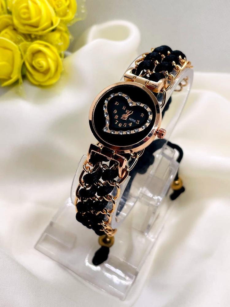 π€β¨β NoirBelle β The Elegant Black Bracelet Watch for Her πΈππ«