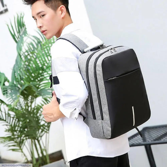 💼 Smart Laptop Bag – Built-in Charger 🔋, Hands-Free Port 🎧 & Multi-Function Design 🌐