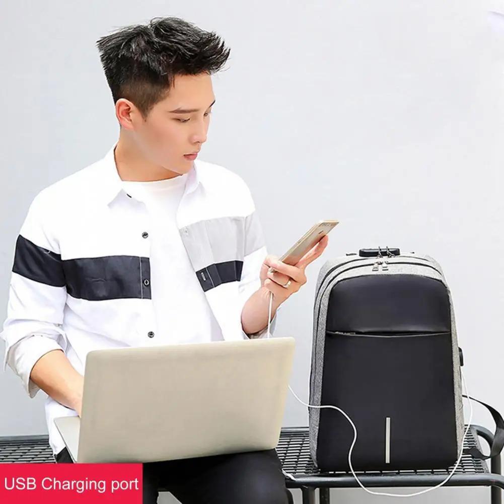 💼 Smart Laptop Bag – Built-in Charger 🔋, Hands-Free Port 🎧 & Multi-Function Design 🌐