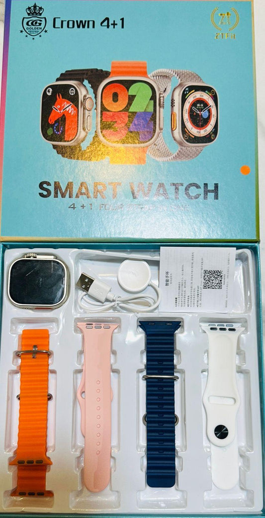 ⌚ QuadStep Smartwatch – Four Steps to Total Control 🚀👋👆👇✋